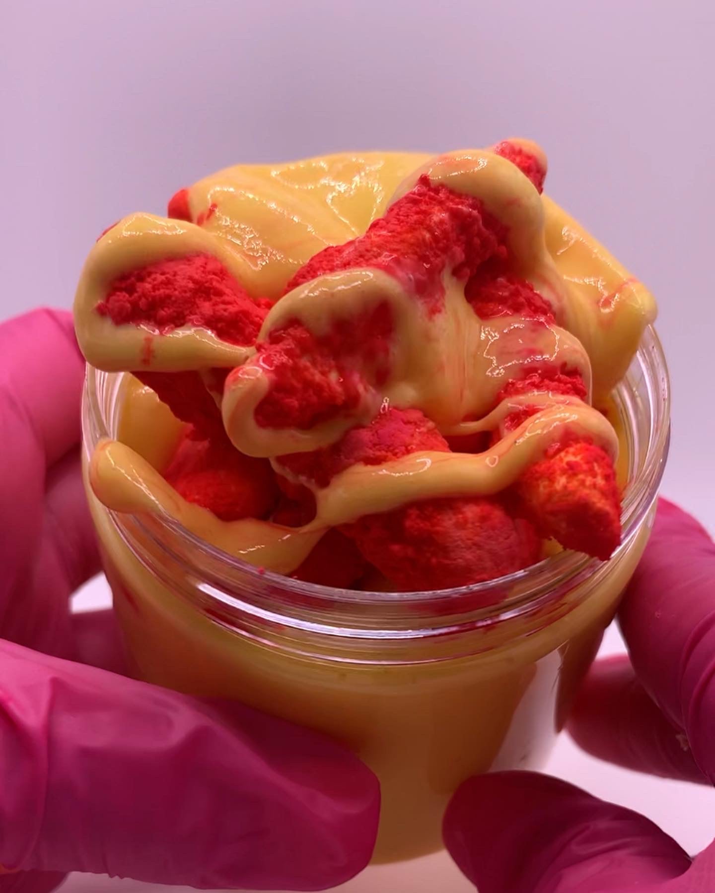 Spicy Snack w/ Nacho Cheese DIY Slime